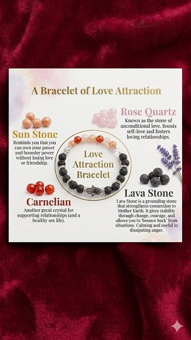 Love Attraction Gemstone Bracelet