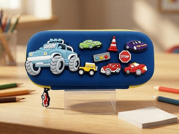 Silicone Character-Charm Console Carrying Case (Switch-Style Pouch) (Crocs pouch)